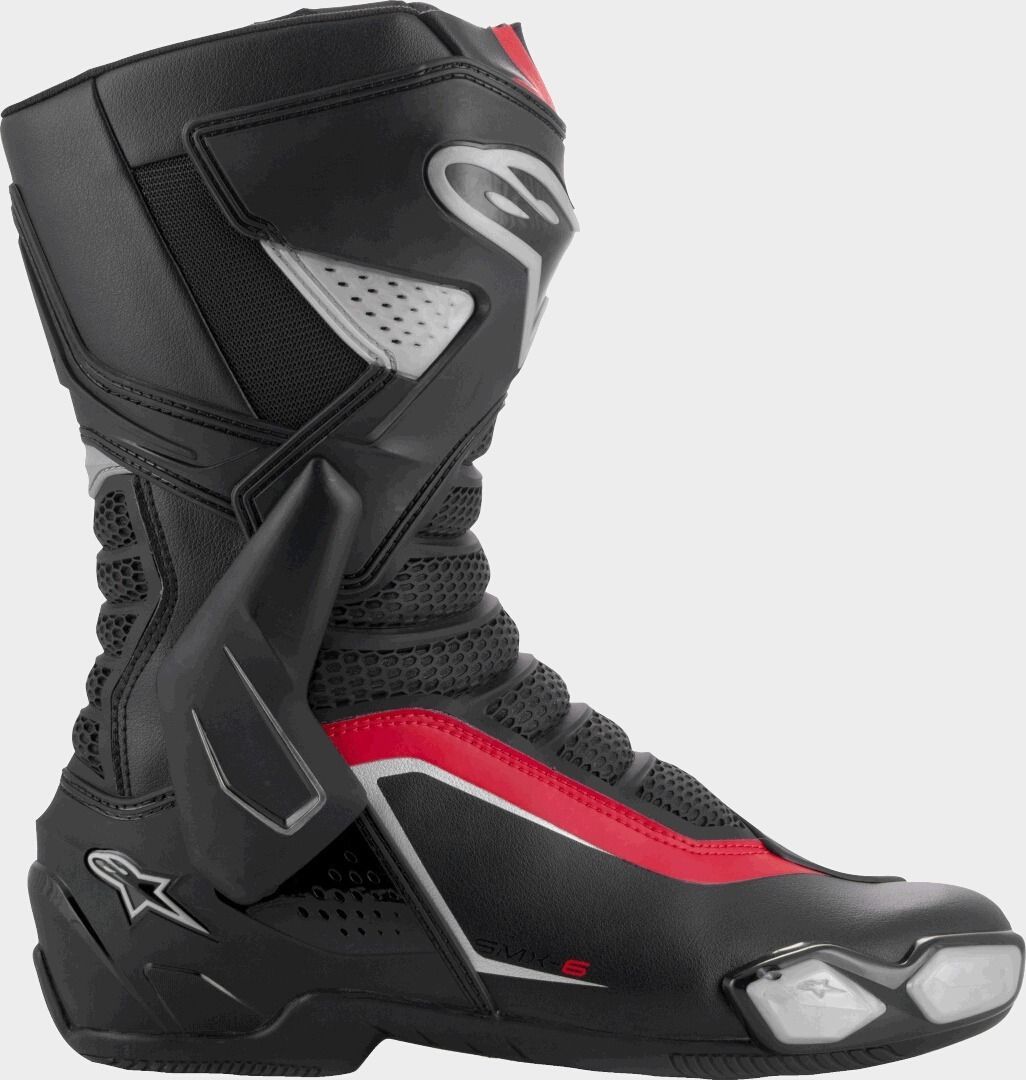 Alpinestars SMX-6 V3  Black Silver Red Boots : Delivery in 10 Days 